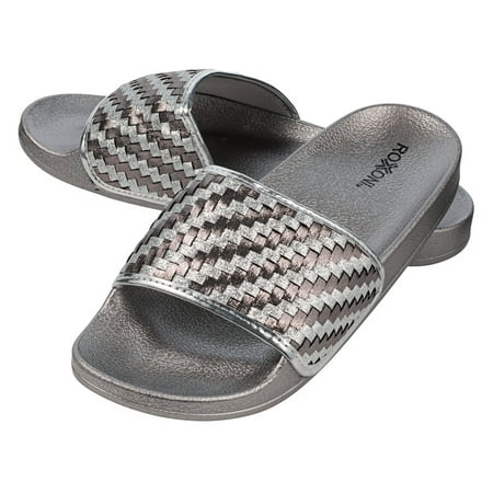 Roxoni Women s Slide Sandal with A Woven Designed Strap -sizes 6 to 11 -style #3113
Roxoni Women s Slide Sandal with A Woven Designed Strap -sizes 6 to 11 -style #3113