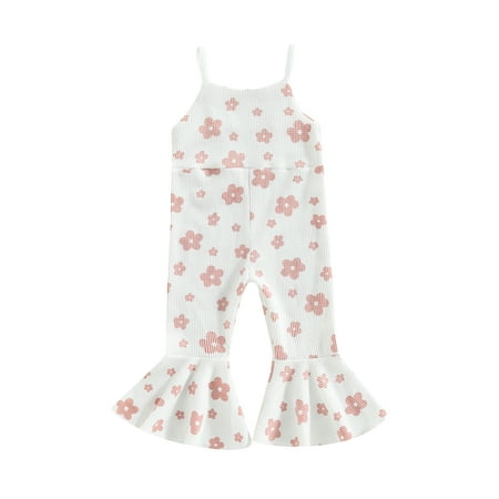 Arvbitana Toddler Baby Girls Suspender Jumpsuit Sleeveless Floral Print Sling Flare Pants Summer Bib Playsuit Kids Lovely Overalls 12M-5T
Arvbitana Toddler Baby Girls Suspender Jumpsuit Sleeveless Floral Print Sling Flare Pants Summer Bib Playsuit Kids Lovely Overalls 12M-5T