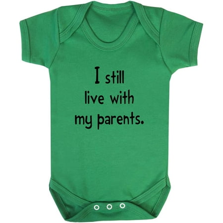 Speedy Pros I Still Live with My Parents Style 1 Baby Bodysuit One Piece Kelly Green 6 Months
Speedy Pros I Still Live with My Parents Style 1 Baby Bodysuit One Piece Kelly Green 6 Months