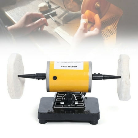 Fichiouy 200W Jewelry Buffing Polisher Mini Bench Double Wheel Polishing Grinder Machine 2000-7000rpm
Fichiouy 200W Jewelry Buffing Polisher Mini Bench Double Wheel Polishing Grinder Machine 2000-7000rpm