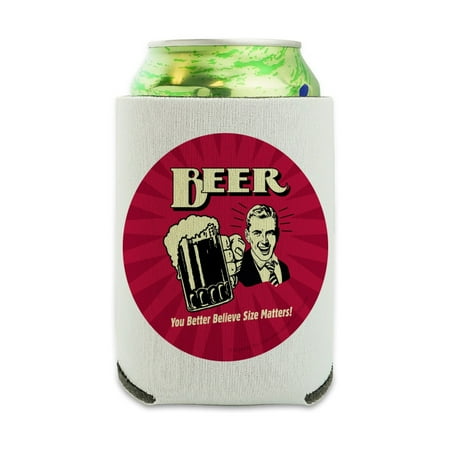Beer You Better Believe Size Matters Funny Humor Retro Can Cooler - Drink Sleeve Hugger Collapsible Insulator - Beverage Insulated Holder
Beer You Better Believe Size Matters Funny Humor Retro Can Cooler - Drink Sleeve Hugger Collapsible Insulator - Beverage Insulated Holder