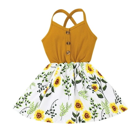 Little Girl Dress Princess Girls Party Kids Floral Splice Suspender Ribbed Baby Girls Skirt Toddler Summer Cool Cute
Little Girl Dress Princess Girls Party Kids Floral Splice Suspender Ribbed Baby Girls Skirt Toddler Summer Cool Cute