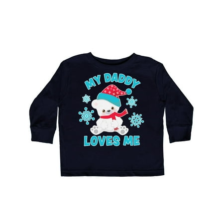Inktastic Polar Bear My Daddy Loves Me in Santa Hat with Snowflakes Gift Toddler Boy or Toddler Girl Long Sleeve T-Shirt
Inktastic Polar Bear My Daddy Loves Me in Santa Hat with Snowflakes Gift Toddler Boy or Toddler Girl Long Sleeve T-Shirt