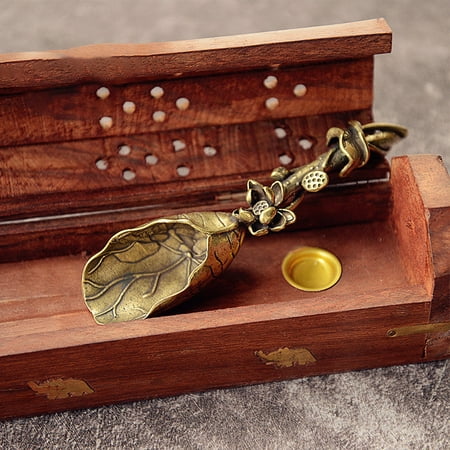 GIFZES Spoon Beautiful Lotus Shape Teaspoon Handmade Delicate Brass Coffee Spoon for Home Lotus
GIFZES Spoon Beautiful Lotus Shape Teaspoon Handmade Delicate Brass Coffee Spoon for Home Lotus