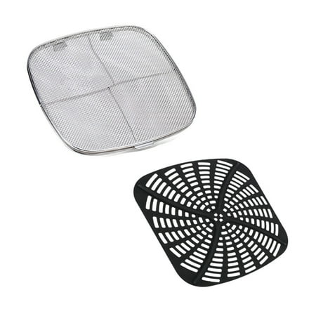 Replacement Splatter Shield and Silicone Pad for Ninja Foodi AG300 AG300C AG301C AG302 AG400 Splatter Screen Black
Replacement Splatter Shield and Silicone Pad for Ninja Foodi AG300 AG300C AG301C AG302 AG400 Splatter Screen Black