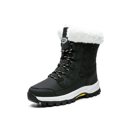 Difumos Ladies Walking Hiking Ankle Boots Lace Up Shoes Womens Faux Fur Lined Snow Boots Black 7
Difumos Ladies Walking Hiking Ankle Boots Lace Up Shoes Womens Faux Fur Lined Snow Boots Black 7