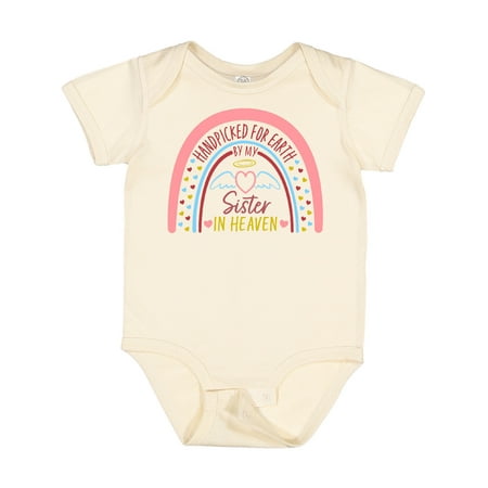 Inktastic Handpicked for Earth by My Sister in Heaven- Rainbow Gift Baby Boy or Baby Girl Bodysuit
Inktastic Handpicked for Earth by My Sister in Heaven- Rainbow Gift Baby Boy or Baby Girl Bodysuit