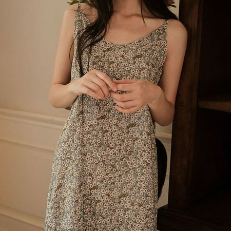 CoCopeaunt Korean Style Night Dress Women Sleepwear Girls Summer Nightgown Ladies Cute Sweet Floral Print Skirt Homewear Night Sling
CoCopeaunt Korean Style Night Dress Women Sleepwear Girls Summer Nightgown Ladies Cute Sweet Floral Print Skirt Homewear Night Sling