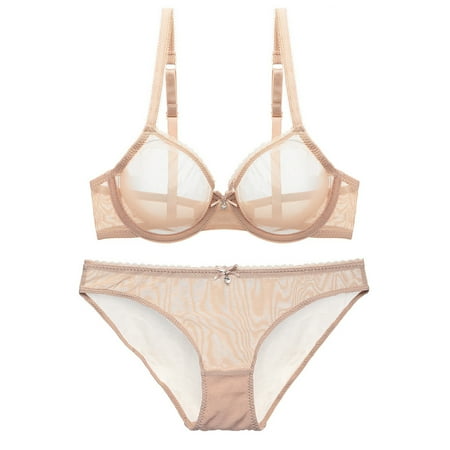 fanshao Women Sexy Underwear Set See Through Lacing Trim Bra Brassiere Low Rise Briefs
fanshao Women Sexy Underwear Set See Through Lacing Trim Bra Brassiere Low Rise Briefs
