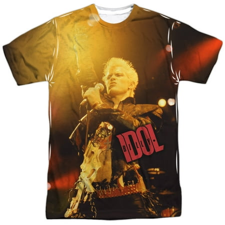 Billy Idol Men's Rebel Sublimation T-shirt White