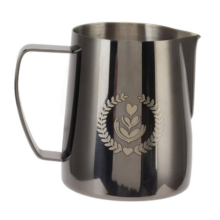 Coffee Art Cup Rustproof Glossy Finish Milk Frothing Cup 350ml Capacity With Large Handle Use Black Housewife
Coffee Art Cup Rustproof Glossy Finish Milk Frothing Cup 350ml Capacity With Large Handle Use Black Housewife