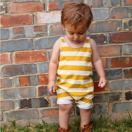 Outfits Girls Toddler Romper Striped Clothes Boys Baby Sleeveless Jumpsuit Boys Outfits&Set
Outfits Girls Toddler Romper Striped Clothes Boys Baby Sleeveless Jumpsuit Boys Outfits&Set