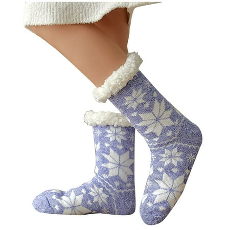QWERTYU Warm Cozy Thick Non Slip Slipper Socks Christmas Fleece Lined Soft Socks for Women M One Size
QWERTYU Warm Cozy Thick Non Slip Slipper Socks Christmas Fleece Lined Soft Socks for Women M One Size