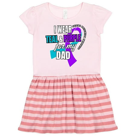 Inktastic Suicide Prevention I Wear Teal and Purple for My Dad Gift Toddler Girl Dress
Inktastic Suicide Prevention I Wear Teal and Purple for My Dad Gift Toddler Girl Dress
