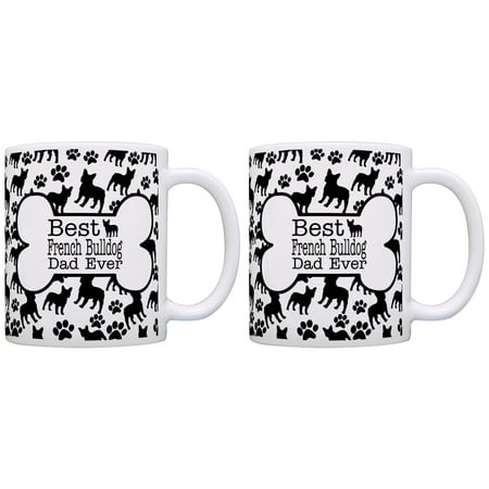 ThisWear Dog Gifts Best French Bulldog Dad Ever Paw Pattern 11 ounce 2 Pack Coffee Mugs Bone Pattern
ThisWear Dog Gifts Best French Bulldog Dad Ever Paw Pattern 11 ounce 2 Pack Coffee Mugs Bone Pattern
