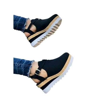 Lacyhop Womens Espadrilles Sandals Platform Wedge Shoes Closed Toe Summer Sandal
Lacyhop Womens Espadrilles Sandals Platform Wedge Shoes Closed Toe Summer Sandal
