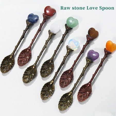 Hesroicy Hand-Polished Retro-Style Coffee and Ice Cream Spoon with Faux Crystal Detail - Easy to Clean and Comfortable to Use
Hesroicy Hand-Polished Retro-Style Coffee and Ice Cream Spoon with Faux Crystal Detail - Easy to Clean and Comfortable to Use