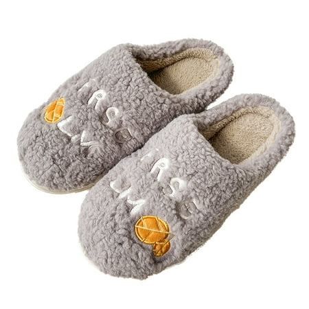 Sunisery Women Winter Indoor Slippers Letters Flower Non-slip Soft Sole Warm House Shoes
Sunisery Women Winter Indoor Slippers Letters Flower Non-slip Soft Sole Warm House Shoes