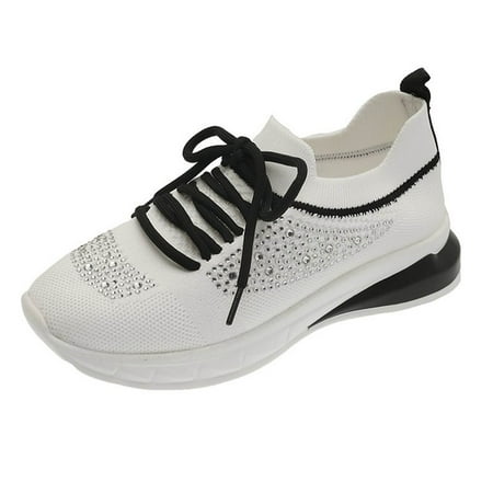 Cglfd Summer Fashion Rhinestone Flying Woven Color Matching Women S Mesh Sports Shoes
Cglfd Summer Fashion Rhinestone Flying Woven Color Matching Women S Mesh Sports Shoes