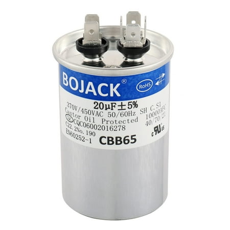 20 uf 370V 450V AC CBB65 Motor and Fan Starting Round Capacitor 20 MFD 10000AFC