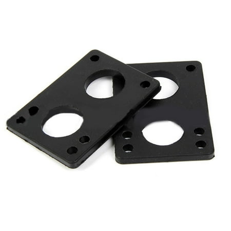 2Pcs 8Mm Soft Skateboard Truck Riser Shock Pads Longboard Shockpad Washers