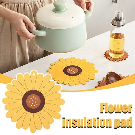 Kitchen Gadgets Sunflower Placemat Heat Insulation Pad Anti-Scald Pot Mat Kitchen Household
Kitchen Gadgets Sunflower Placemat Heat Insulation Pad Anti-Scald Pot Mat Kitchen Household