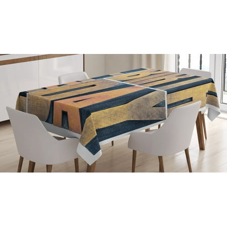 Ambesonne Birthday Tablecloth Rectangular Table Cover Wooden Printing Blocks 60 x84 Pale Brown Dark Blue
Ambesonne Birthday Tablecloth Rectangular Table Cover Wooden Printing Blocks 60 x84 Pale Brown Dark Blue