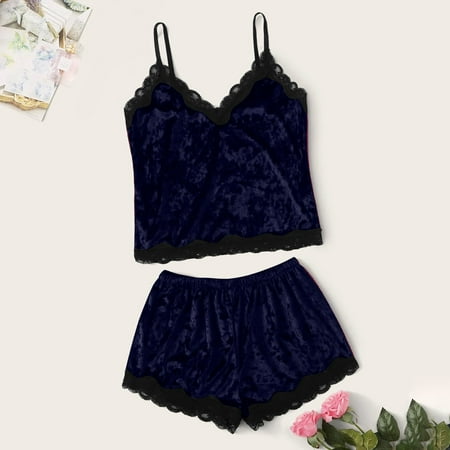 Pajamas For Women Suede Underwear Sleepwear Nightdress Pajamas Shorts Lace M-XXL Two Piece Outfits For Women Womens Fall Fashion 2022
Pajamas For Women Suede Underwear Sleepwear Nightdress Pajamas Shorts Lace M-XXL Two Piece Outfits For Women Womens Fall Fashion 2022