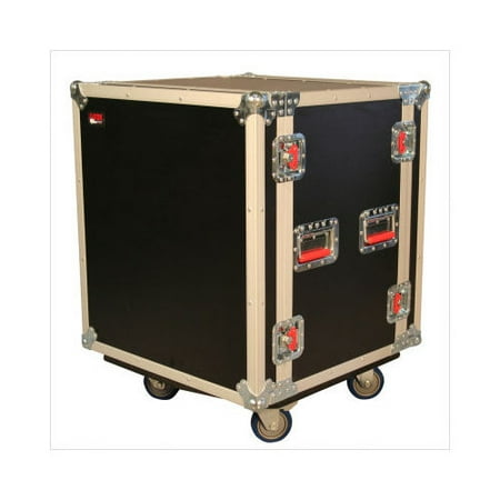 12U Shock Audio Road Rack Case w/ Casters