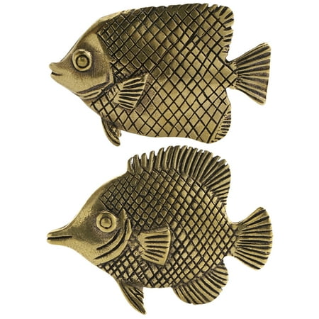 FRCOLOR 2Pcs Antique Fish Statue Copper Fish Collectible Sculpture Tabletop Ornament Chinese Tea Pet
FRCOLOR 2Pcs Antique Fish Statue Copper Fish Collectible Sculpture Tabletop Ornament Chinese Tea Pet