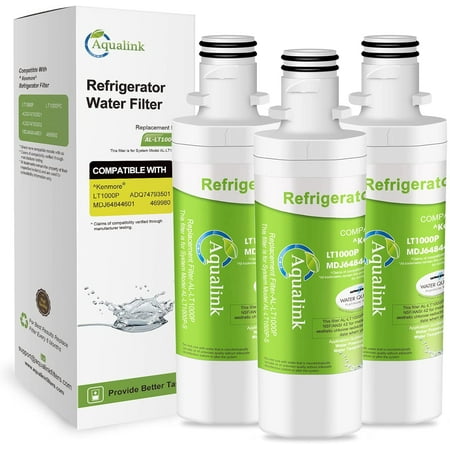 AQUALINK ADQ747935 Replacement for LT1000P MDJ64844601 Kenmore Elite 46 9980 ADQ74793501 LT1000 LT1000PC ADQ74793502 LMXS28626S LMXC23796S LFXS26973D Refrigerator Water Filter 3PACK
AQUALINK ADQ747935 Replacement for LT1000P MDJ64844601 Kenmore Elite 46 9980 ADQ74793501 LT1000 LT1000PC ADQ74793502 LMXS28626S LMXC23796S LFXS26973D Refrigerator Water Filter 3PACK