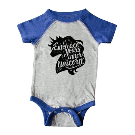 Inktastic Embrace Your Inner Unicorn with Silhouette in Black Grunge Gift Baby Boy or Baby Girl Bodysuit
Inktastic Embrace Your Inner Unicorn with Silhouette in Black Grunge Gift Baby Boy or Baby Girl Bodysuit
