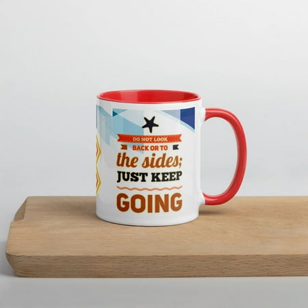 GloWell Designs - Mug with Color Inside - Motivational Quote - Just Keep Going
GloWell Designs - Mug with Color Inside - Motivational Quote - Just Keep Going