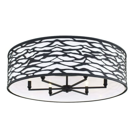 Kato 6-Light Semi-Flush in Second Nature Style 10.5 Inches Tall and 30
Kato 6-Light Semi-Flush in Second Nature Style 10.5 Inches Tall and 30