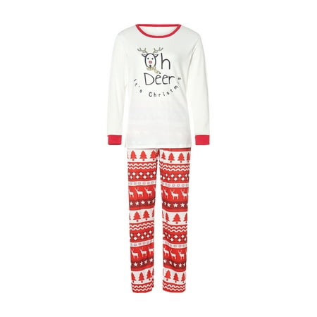 EWODOS Christmas Family Pajamas Set Women Men Kids Baby Homewear T-Shirt Striped Pants Outfits
EWODOS Christmas Family Pajamas Set Women Men Kids Baby Homewear T-Shirt Striped Pants Outfits