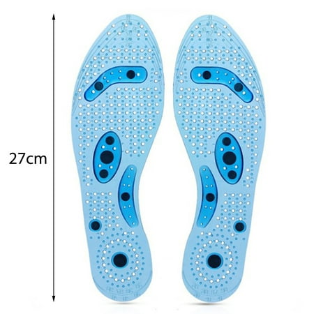 

Unisex PVC Magnetic Massage Insoles Foot Acupressure Shoe Pads Therapy Slimming Insoles for Weight Loss