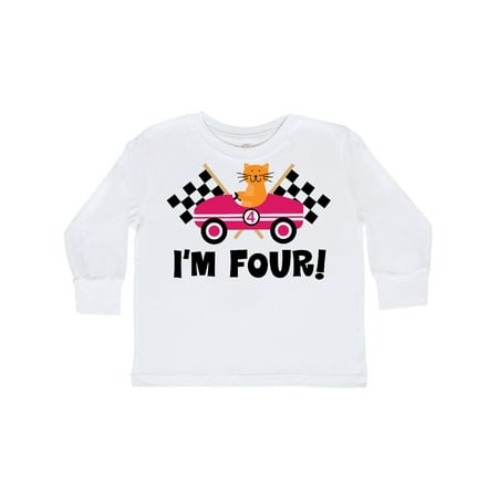 Inktastic 4th Birthday Racing Rally Flags Gift Toddler Boy or Toddler Girl Long Sleeve T-Shirt
Inktastic 4th Birthday Racing Rally Flags Gift Toddler Boy or Toddler Girl Long Sleeve T-Shirt