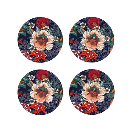 Honeii Paisley2 Print Leather Coaster Set of 4 Ideal for Safeguarding Your Furniture from Drinks Spills and Effortless Cleanup-Round Shape
Honeii Paisley2 Print Leather Coaster Set of 4 Ideal for Safeguarding Your Furniture from Drinks Spills and Effortless Cleanup-Round Shape