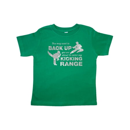 Inktastic Back Up You re Within My Kicking Range Gift Toddler Boy or Toddler Girl T-Shirt
Inktastic Back Up You re Within My Kicking Range Gift Toddler Boy or Toddler Girl T-Shirt