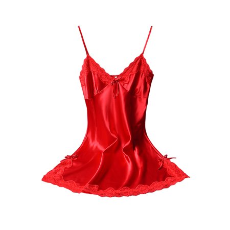 PERZOE Women Nightdress Solid Color Satin V Neck Spaghetti Strap Backless Sleeping Sleeveless Lace Patchwork Women Night Robe Women Garment
PERZOE Women Nightdress Solid Color Satin V Neck Spaghetti Strap Backless Sleeping Sleeveless Lace Patchwork Women Night Robe Women Garment