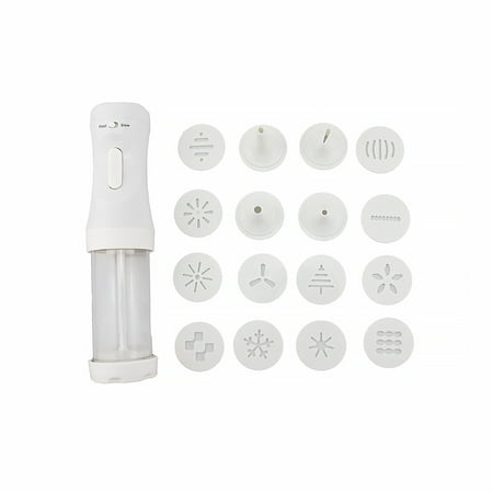 Cookie Press Gun Cookie Maker Kit Electric Cookie Decorating Tool With 12 Discs And 4 Icing Tips
Cookie Press Gun Cookie Maker Kit Electric Cookie Decorating Tool With 12 Discs And 4 Icing Tips