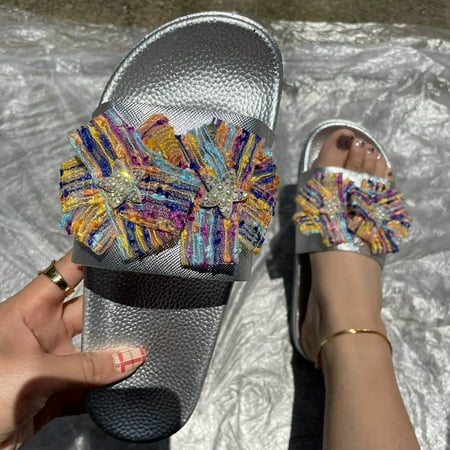 Follure Ladies Flat Color Flower Beach Slippers Beach Slippers Fashion Slippers Flat Summer Casual Fashion S
Follure Ladies Flat Color Flower Beach Slippers Beach Slippers Fashion Slippers Flat Summer Casual Fashion S