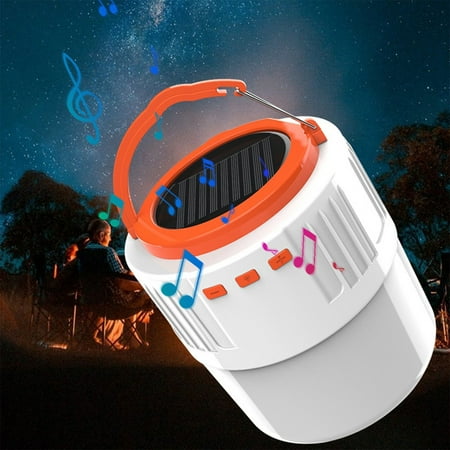 Vxdvou Solar Bluetooth Audio Camping Lights 24 LED Bulbs Outdoor Lighting USB Charging Remote Control Audio IPX5 Waterproof Solar Powered Light
Vxdvou Solar Bluetooth Audio Camping Lights 24 LED Bulbs Outdoor Lighting USB Charging Remote Control Audio IPX5 Waterproof Solar Powered Light