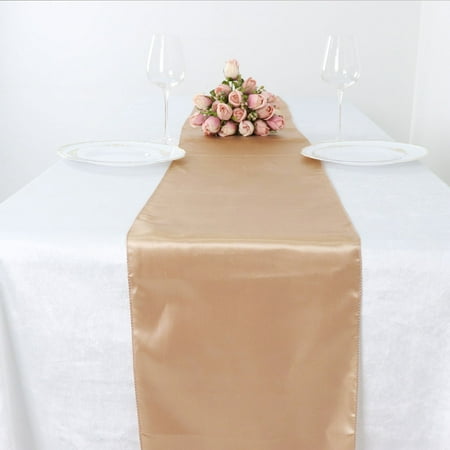 Efavormart Premium SATIN Table Top Runner For Weddings Birthday Party Fit Rectangle and Round Table 12 x 108 Nude
Efavormart Premium SATIN Table Top Runner For Weddings Birthday Party Fit Rectangle and Round Table 12 x 108 Nude