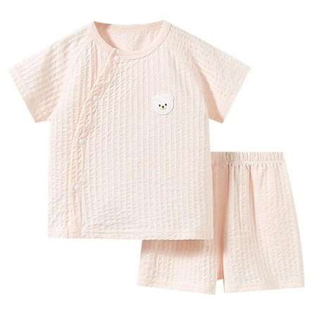 Summer Toddler Solid Color Breathable Short Sleeve Shorts Casual Home Suit For 0 To 3 Years New Born Baby Girl Clothes Baby Girl Floral Wrap
Summer Toddler Solid Color Breathable Short Sleeve Shorts Casual Home Suit For 0 To 3 Years New Born Baby Girl Clothes Baby Girl Floral Wrap