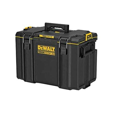 

2018833 TL BOX BK/YW XL 14.75 L DeWalt ToughSystem 14.75 in. Extra Large Tool Box Black/Yellow