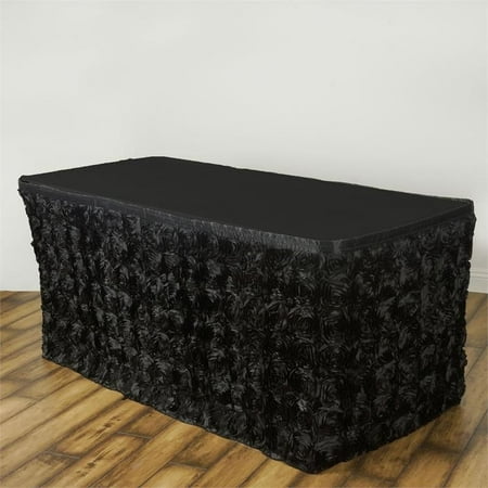 Efavormart Wonderland Rosette Table Skirt for Kitchen Dining Catering Wedding Birthday Party Decorations Events - Black
Efavormart Wonderland Rosette Table Skirt for Kitchen Dining Catering Wedding Birthday Party Decorations Events - Black