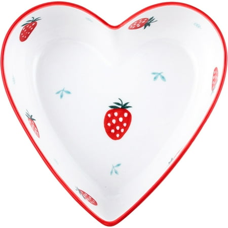 HOMEMAXS Strawberry Pattern Heart Shaped Bowl Creative Lovely Fruit Salad Dessert Bowl
HOMEMAXS Strawberry Pattern Heart Shaped Bowl Creative Lovely Fruit Salad Dessert Bowl