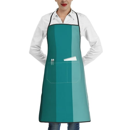 Qekee Teal Color Print Adjustable Bib Apron Resistant with Pocket Cooking Kitchen Aprons for Women Men Server Chef Apron
Qekee Teal Color Print Adjustable Bib Apron Resistant with Pocket Cooking Kitchen Aprons for Women Men Server Chef Apron