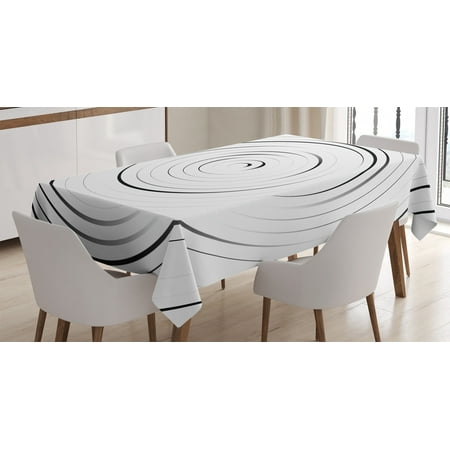 Spires Decor Tablecloth Rotary Spiral Ring Shaped Turning Simple Wheel Forms Modern Eddy Illustration Rectangular Table Cover for Dining Room Kitchen 60 X 84 Inches Black White by Ambesonne
Spires Decor Tablecloth Rotary Spiral Ring Shaped Turning Simple Wheel Forms Modern Eddy Illustration Rectangular Table Cover for Dining Room Kitchen 60 X 84 Inches Black White by Ambesonne